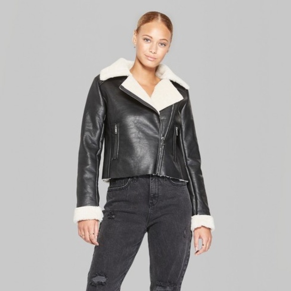 target shearling jacket